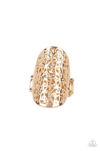 Full Out FRILL Gold Ring