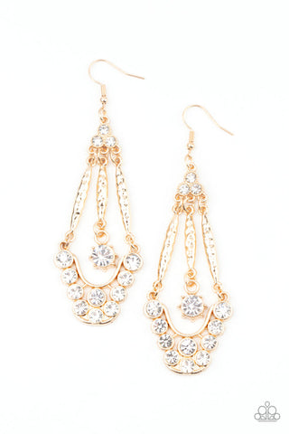 High-Ranking Radiance Gold  Earring