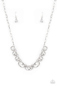 Gorgeously Glacial White Necklace