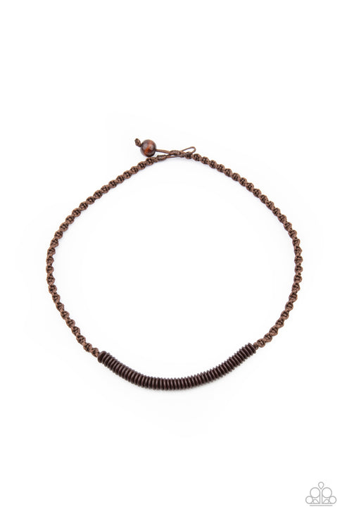 Plainly Primal Brown Urban Necklace