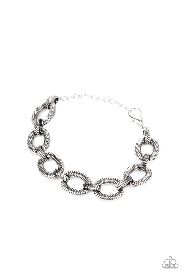 Industrial Amazon Silver Bracelet