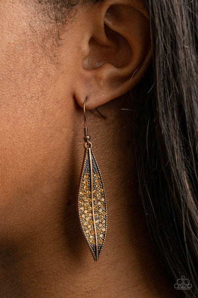 Hearty Harvest Copper Earring