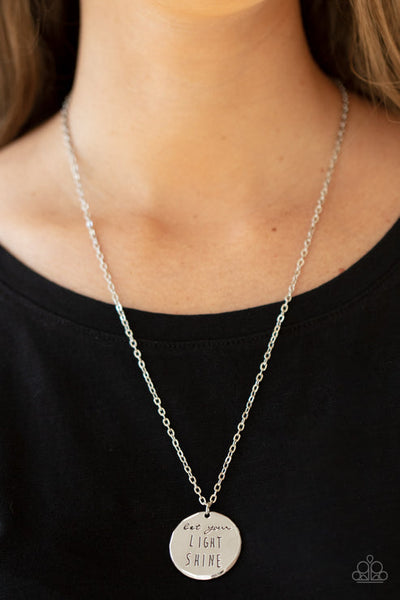Light It Up Silver Necklace