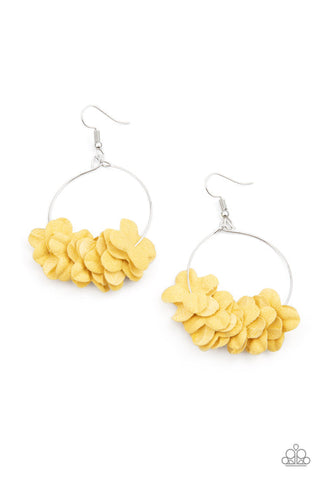 Flirty Florets Yellow Earring