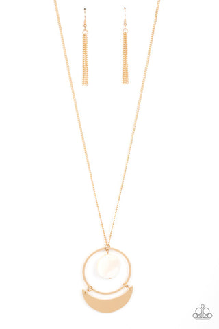 Moonlight Sailing Gold Necklace