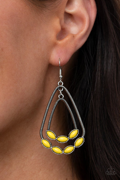 Summer Staycation Yellow Earring