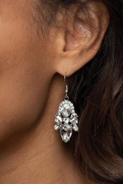 Stunning Starlet White Earring