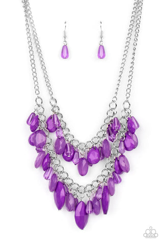 Midsummer Mixer Purple Necklace