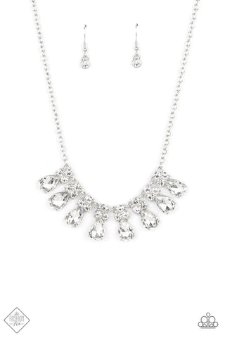 Sparkly Ever After White Necklace