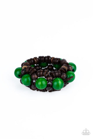 Tropical Temptalions Green Bracelet