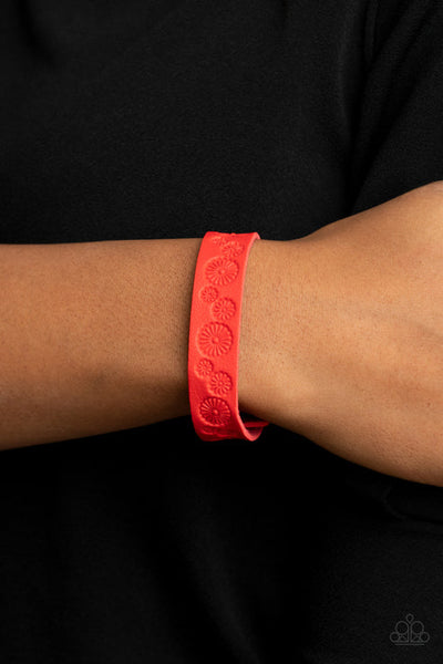 Follow The Wildflowers Red Urban Bracelet