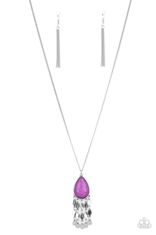Musically Mojave Purple Necklace