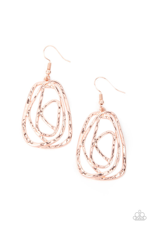 Artisan Relic Rose Gold Earring