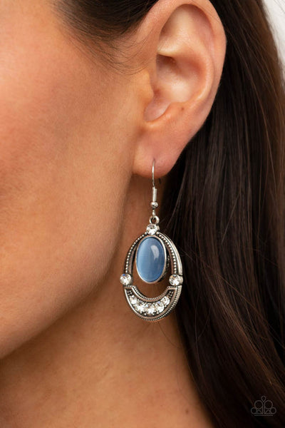 Serene Shimmer Blue Earring
