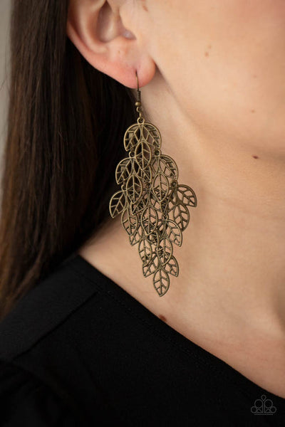 The Shakedown Brass Earring