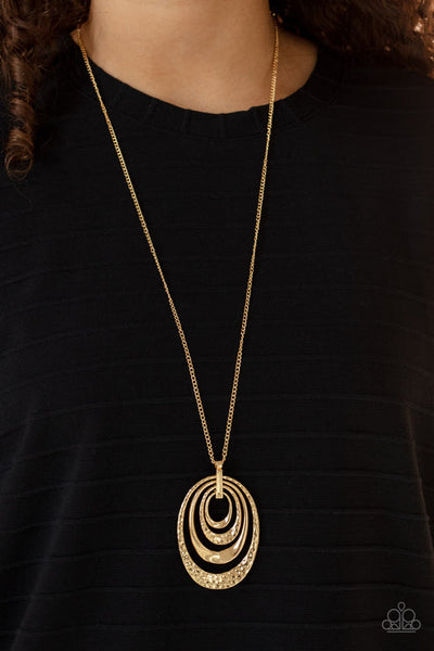 Renegade Ripples Gold Necklace