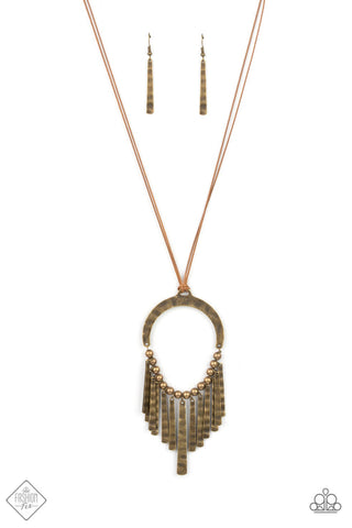 You Wouldn't FLARE! Brass Necklace