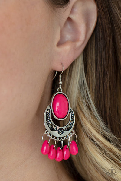 Prairie Flirt Pink Earring