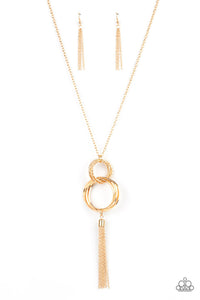 Orbiting Splendor Gold Necklace