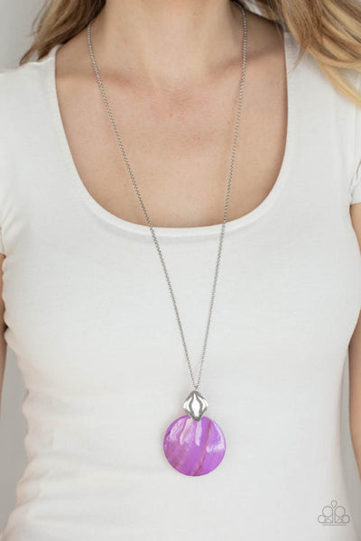 Tidal Tease Purple Necklace