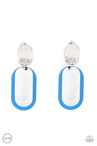 Melrose Mystery Blue Clip-On Earring