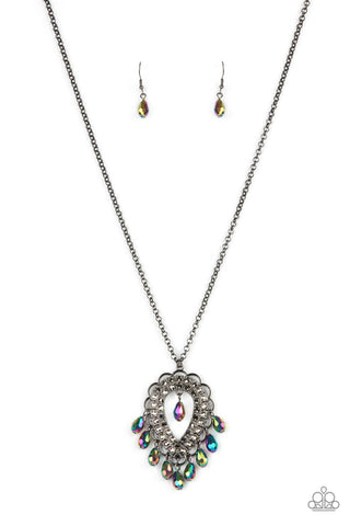 Teasable Teardrops Multi Necklace