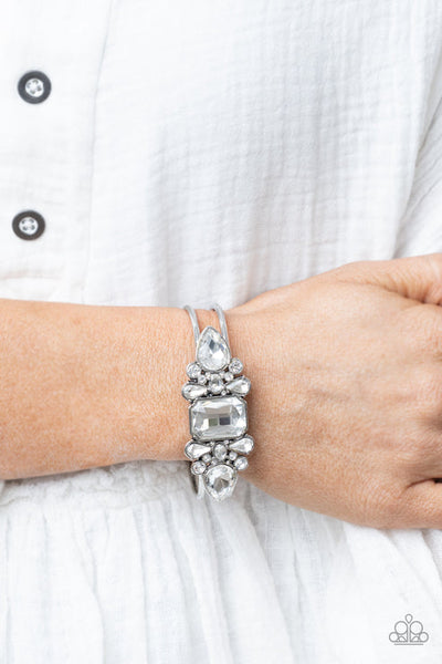 Call Me Old-Fashioned  White Bracelet