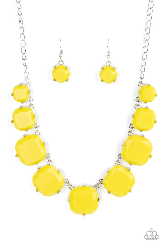 Prismatic Prima Donna Yellow Necklace