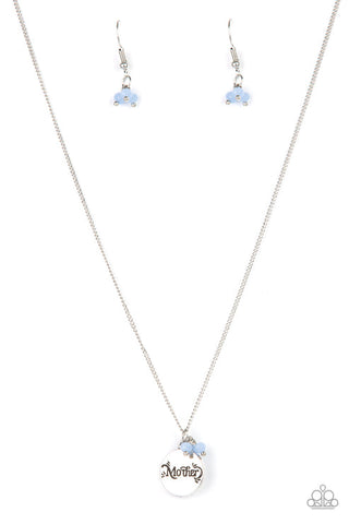 Warm My Heart Blue Necklace