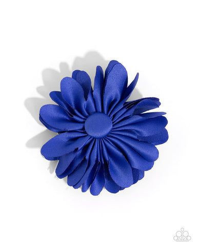 Material Girl Garden Blue Hair Clip