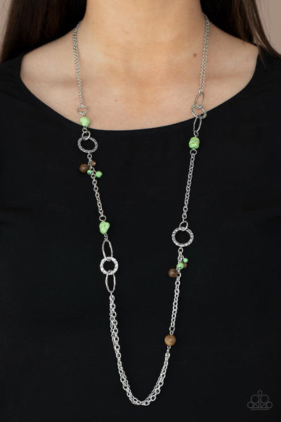 Sandstone Safari Green Necklace