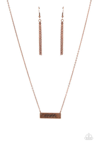 Blessed Mama Copper Necklace