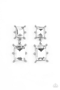 Cosmic Queen White Post Earring