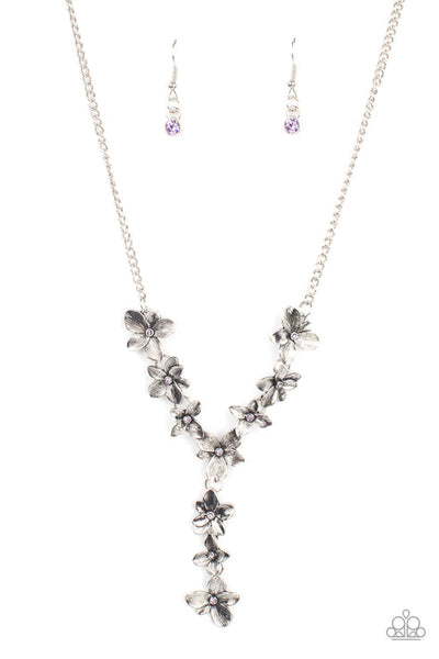 Fairytale Meadow Purple Necklace