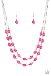 Sahara Safari Pink Necklace