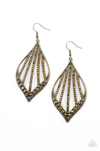 Showcase Sparkle Brass Earring