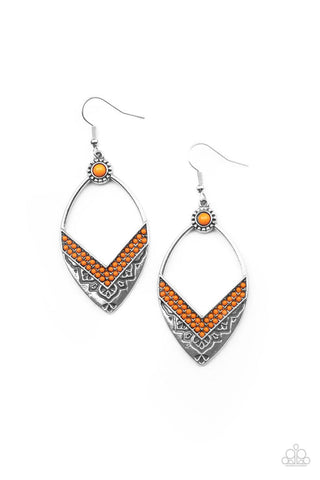 Indigenous Intentions Orange Earring