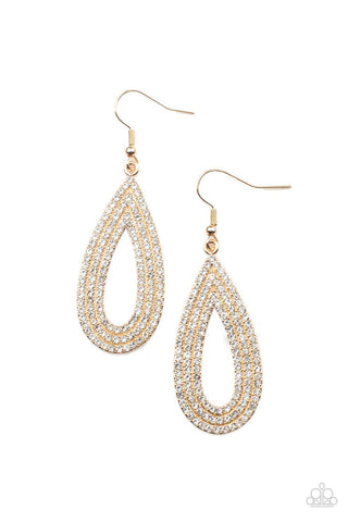 Exquisite Exaggeration Gold Earring