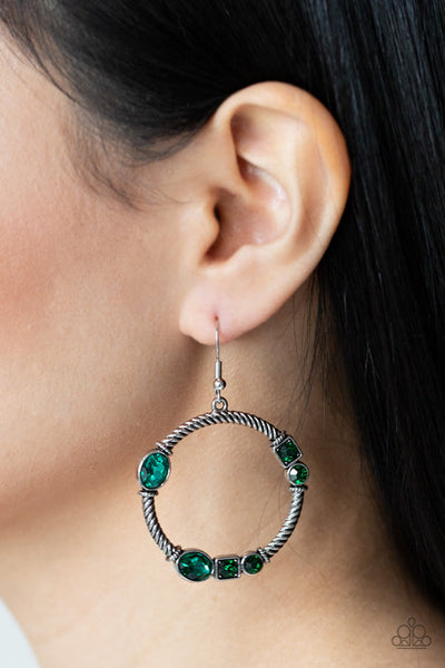 Glamorous Garland Green Earring