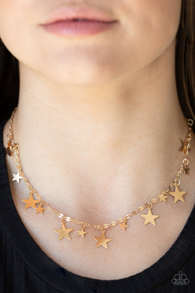 Starry Shindig Gold Necklace