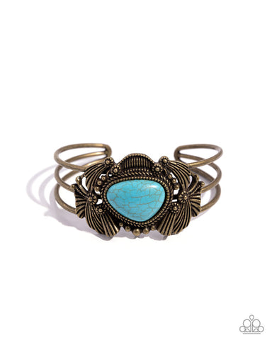 Western Wonderland Brass Bracelet