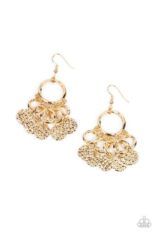 Partners In CHIME Gold Earring