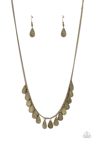 Eastern CHIME Zone Brass Necklace