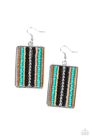 Beadwork Wonder Black Earring