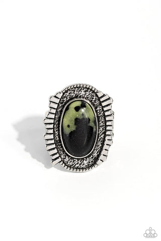 Terrazzo Trendsetter Green Ring