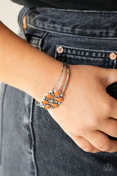 Taj Mahal Meadow Orange Bracelet