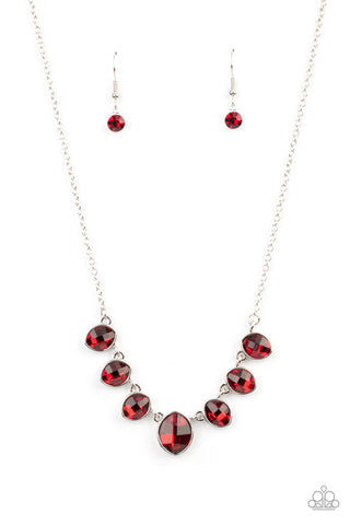 Material Girl Glamour Red Necklace