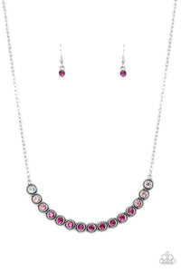 Throwing SHADES Pink Necklace
