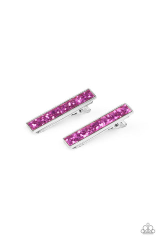 For All The World To SEQUIN Purple Hair Clip