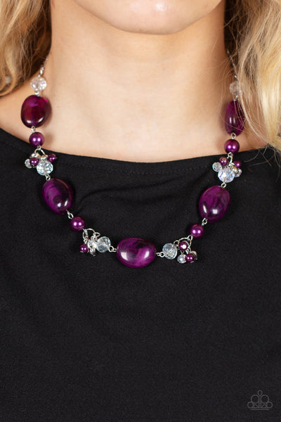 The Top TENACIOUS Purple Necklace